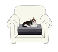Jaotto Housse Coussin Canapé Extensible 1 Place Housse de Canapé Séparée Universel Jacquard Housse de Siège Canapé d'angle Multiple Protection pour Canapé d'angle Cheslong(1 Agrandi,Gris)