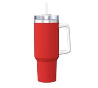 JaoXer Bouteille isotherme sous vide avec paille et poignée - Motif République démocratique du Timor-Leste - Pour gym, camping, bureau, voiture