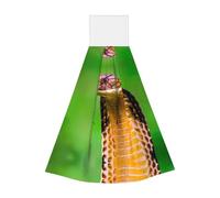 JaoXer Cobra Snake Lingettes à suspendre en velours corail à séchage rapide pour cuisine, salle de bain, camping et plus encore