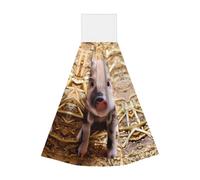JaoXer Cute Pig Lingettes à suspendre en velours corail à séchage rapide pour cuisine, salle de bain, camping et plus encore