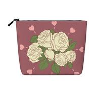 JaoXer Drapeau de la Namibie - Faux chanvre - Trousse de toilette de voyage - Réutilisable - Un paquet pour de multiples utilisations, Rose d'amour blanche, Taille unique