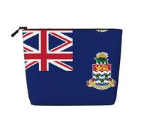 JaoXer Drapeau du Commonwealth de la Dominique Imprimé Faux Chanvre Trousse de Maquillage - Organisateur de Toilette Voyage Trousse Cosmétique Réutilisable, Un Pack pour Usages Multiples, Drapeau des