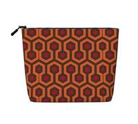 JaoXer Drapeau du Commonwealth de la Dominique Imprimé Faux Chanvre Trousse de Maquillage - Organisateur de Toilette Voyage Trousse Cosmétique Réutilisable, Un Pack pour Usages Multiples, Effet