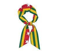 JaoXer Écharpe tendance pour femme avec imprimé drapeau grec - Légère - Bufandas pour toutes les occasions - Parfait pour les rendez-vous, les voyages, Drapeau du Togo, taille unique
