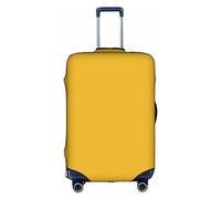 JaoXer Housse de protection pour valise à la mode - Accessoire de voyage imprimé avec élastique et fermeture éclair invisible, blanc, L