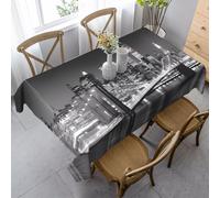 JaoXer Nappe rectangulaire à imprimé New York - Lavable, décoration de cuisine classique pour table à manger, table, nappe de fête