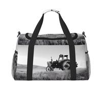 JaoXer Sac de voyage à main tranquille pour tracteur agricole - Grand sac isotherme écologique, parfait pour le camping, l'épicerie, le sport, la gym et les aventures en plein air