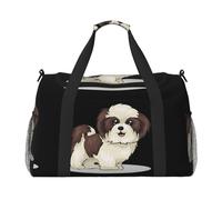 JaoXer Shih Tzu Sac de voyage à main pour chien - Grand sac isotherme écologique, parfait pour le camping, l'épicerie, le sport, la gym et les aventures en plein air