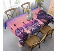 JaoXer The Old Hollywood Nappe rectangulaire lavable pour table de salle à manger, table de fête