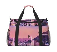 JaoXer The Old Hollywood Sac de voyage à main - Grand sac isotherme écologique, parfait pour le camping, l'épicerie, le sport, la gym et les aventures en plein air