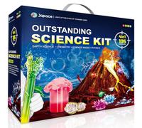 Japace 105 expériences pour enfants, garçons et filles, boîte d'expérimentation scientifique, jouets STEM, cadeaux pour garçons, kit de construction chimique, culture de cristaux, excavation de