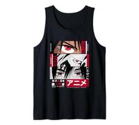 Japan Anime Warrior Eyes Illustration Graphic Anime Débardeur