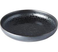 Japan Assiette creuse à bord haut Perle noire 22 cm