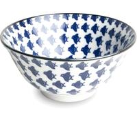 Japan-Bowls AsiATICA - Bol à ramen en porcelaine - 15 cm - Bol asiatique de qualité supérieure pour riz, pâtes, tapas, udon, céréales - Bol à soupe avec motifs japonais (Tsubame)
