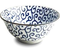Japan-Bowls AsiATICA - Bol à ramen en porcelaine de 15 cm - Bol asiatique de qualité supérieure pour riz, pâtes, tapas, udon, céréales - Bol à soupe avec motifs japonais (Musubi)