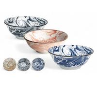 Japan-Bowls Edition Dragon Gott Edition - Grands bols à ramen Ø 20,5 cm - En porcelaine - Bols asiatiques de qualité supérieure pour ramen, udon, riz et soupes (dieu dragon - Lot de 3 bols mixtes