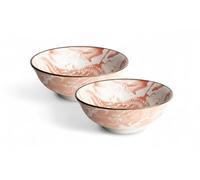 Japan-Bowls Edition Dragon Gott Edition - Grands bols à ramen Ø 20,5 cm - En porcelaine - Bols asiatiques de qualité supérieure pour ramen, udon, riz et soupes (lot de 2 bols au dieu dragon - matin