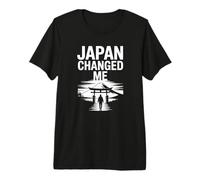 Japan Changed Me Souvenir de Voyage MT Fuji Tokyo Kyoto Osaka T-Shirt Haut de Gamme