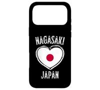 Japan Flag Heart Nagasaki City Coque pour iPhone 17 Pro Max