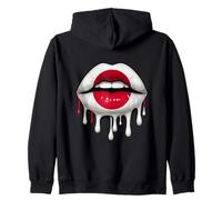 Japan Girl Lips Drip Sweat à Capuche