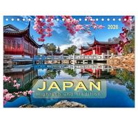 Japan - Hightech und Tradition (Tischkalender 2026 DIN A5 quer), CALVENDO Monatskalender: Fernöstlicher Inselstaat zwischen Tradition und Moderne.