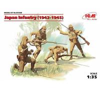 Japan Infantry (1942-1945) (4 Figurines) (100% New Moules ) 1:3 5 Plastic Model
