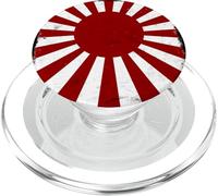 Japan Japanese Rising Flag Sun Samurai Kamikaze PopSockets PopGrip pour MagSafe