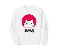Japan Lucky Cat Sun Rising Hauts, t-Shirts et Accessoires de Voyage Sweatshirt