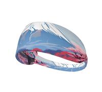 Japan Mount Fuji Bandeau d'entraînement réglable pour basket-ball, fitness, athlétisme, football, yoga