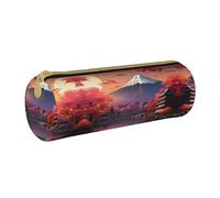 Japan Mount Fuji Landscape 2 Trousse à crayons et stylo multifonction pour étudiants du lycée, blanc, Taille unique, Organiseur de sac