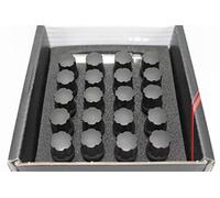 Japan Racing Lot de 20 boulons de roue M14 x 1,5 Noir