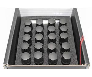 Japan Racing Lot de 20 boulons de roue M14 x 1,5 Noir