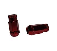 Japan Racing Lot de 20 écrous de roue Lug Nuts M12 x 1,5 Forged Steel Rouge