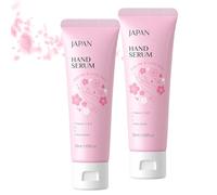 Japan Sakura Lot de 2 crèmes anti-rides, crème nourrissante Sakura, crème hydratante aux fleurs de cerisier, soin raffermissant du visage aux polypeptides, crème anti-âge lissante contre les rides et