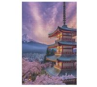 Japan Style Puzzle en Bois Enfant 1000 Pièces - Jeu EduChatif Motricité Fine Et Concentration - Puzzles pour Adultes 78×53cm