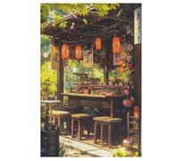 Japan Style Puzzles 1000 Pièces Adultes, Puzzle en Bois Jeux D'adresse pour Toute La Famille,Jeu De Team Building 78×53cm