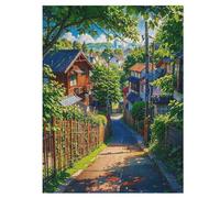 Japan Style Puzzles De 500 Pièces, Puzzle pour Adultes en Bois, Jeu D'adresse Toute La Famille, 55×41cm
