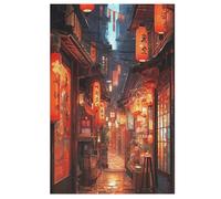 Japan Style Puzzles en Bois 1000 Pièces Adultes, Poster Jigsaw Puzzle, Design Unique Jouet ÉduChatif pour Adolescents Et Enfants 78×53cm