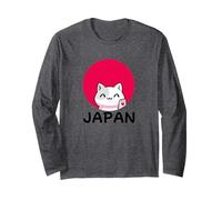 Japan Travel Lucky Cat Sun Rise Hauts, t-Shirts et Accessoires Manche Longue