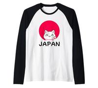 Japan Travel Lucky Cat Sun Rise Hauts, t-Shirts et Accessoires Manche Raglan