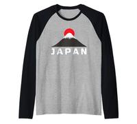 Japan Travel Mount Fuji Sun Rising Tops, t-Shirts et Accessoires Manche Raglan