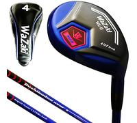 Japan WaZaki WLIIS Club de golf hybride avec couvre-tête, n°7, 30 degrés, flexible régulier, manche en graphite, pour droitier