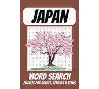 Japan Word Search Puzzle Book: Easy to Read Print about Samurai, Sushi, Japanese Culture and More | 6x9 Inches, 110 pages | 50+ Puzzles ... Gift for Vacations, Holidays and Leisure Times