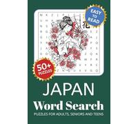 Japan Word Search Puzzle Book: Word Searches with Easy to Read Print about Asia, Japanese, Country and More | 6x9 inches, 110 pages | 50+ Puzzles ... Gift for Vacations, Holidays and Free Times