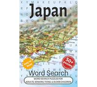 Japan Word Search Puzzle Book: Word searches with easy-to-read print about the Japanese Language, Cities, Culture, and More. 6x9 inches, 110 pages. ... Gift for Vacations, Holidays and Free Times.