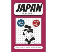 Japan Word Search - Silver Tongue WordGames: Puzzles With Easy to Read Print about Japanese Cuisine, Culture, and More | 6x9 inches 110 pages | 50+ Puzzles… Gift for Vacations, Holidays, Travel Games