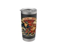 Japan Wrestling - Lucha Libre - Catcheur Gobelet isotherme en acier inoxydable double paroi