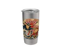 Japan Wrestling - Lucha Libre - Catcheur Gobelet isotherme en acier inoxydable double paroi