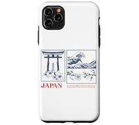 Japan Zen Art Tee - Torii, Wave & Sakura Esthétique Design Coque pour iPhone 11 Pro Max