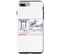 Japan Zen Art Tee - Torii, Wave & Sakura Esthétique Design Coque pour iPhone 7 Plus/8 Plus